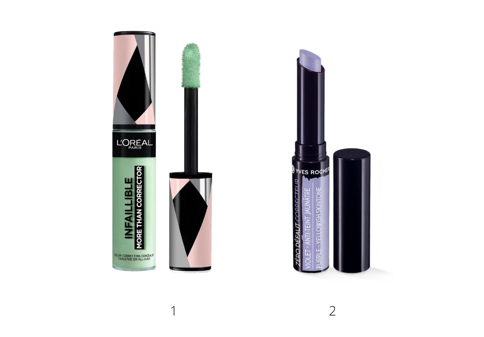 Farget concealer: grønn concealer